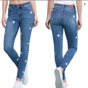 NWT JUDY BLUE Daisy High Rise Skinny Size 18W